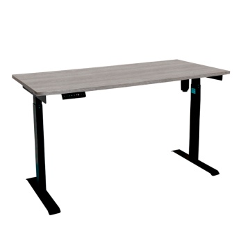 Стол с регулировкой высоты электрический LuxAlto LA-T33-E6 черный/дуб бежево-серый ЛДСП 135*80*2.5