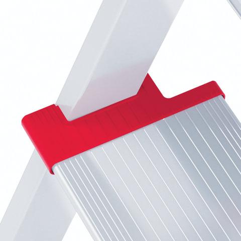 Стремянка алюминиевая 5 ШИРОКИХ СТУПЕНЕЙ 13 см, площадка 1,1 м, нагрузка 225 кг, вес 5,1 кг, НОВАЯ ВЫСОТА, 5110105