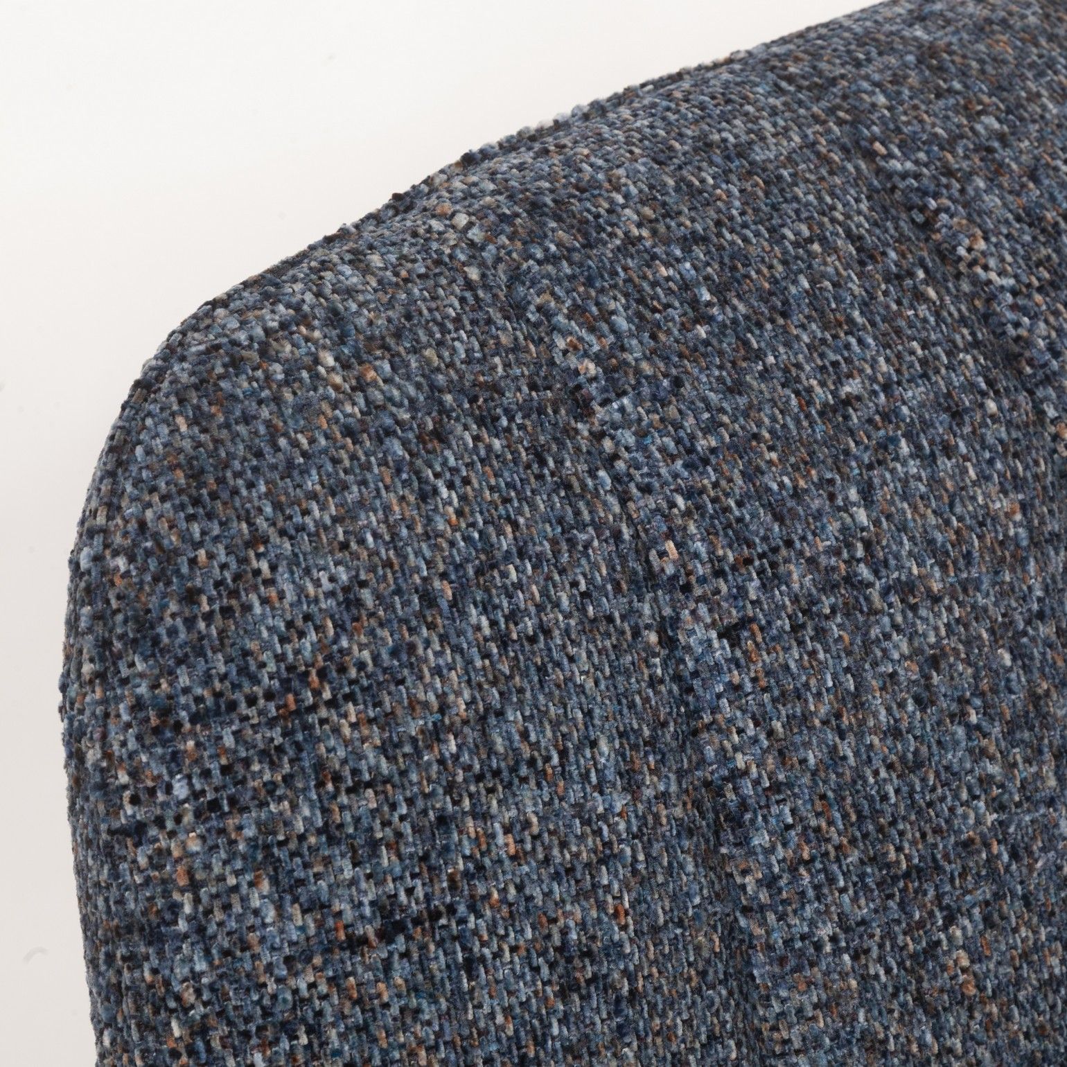 Кресло с кручением Mateo, букле биколорный синий