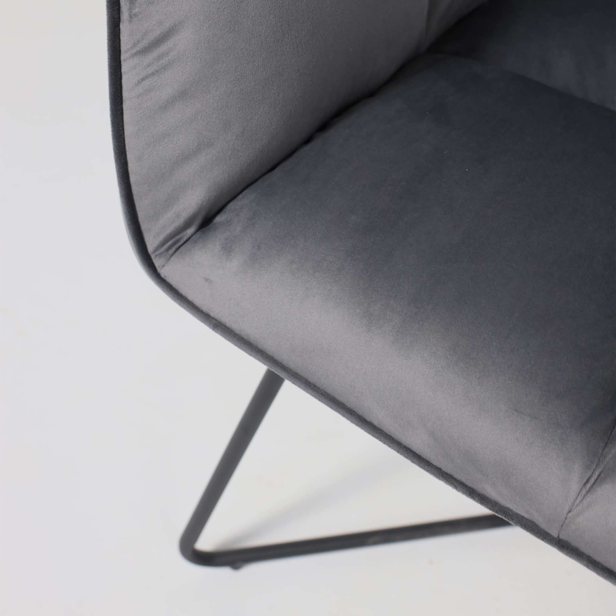 Кресло Florida, темно-серый, велюр