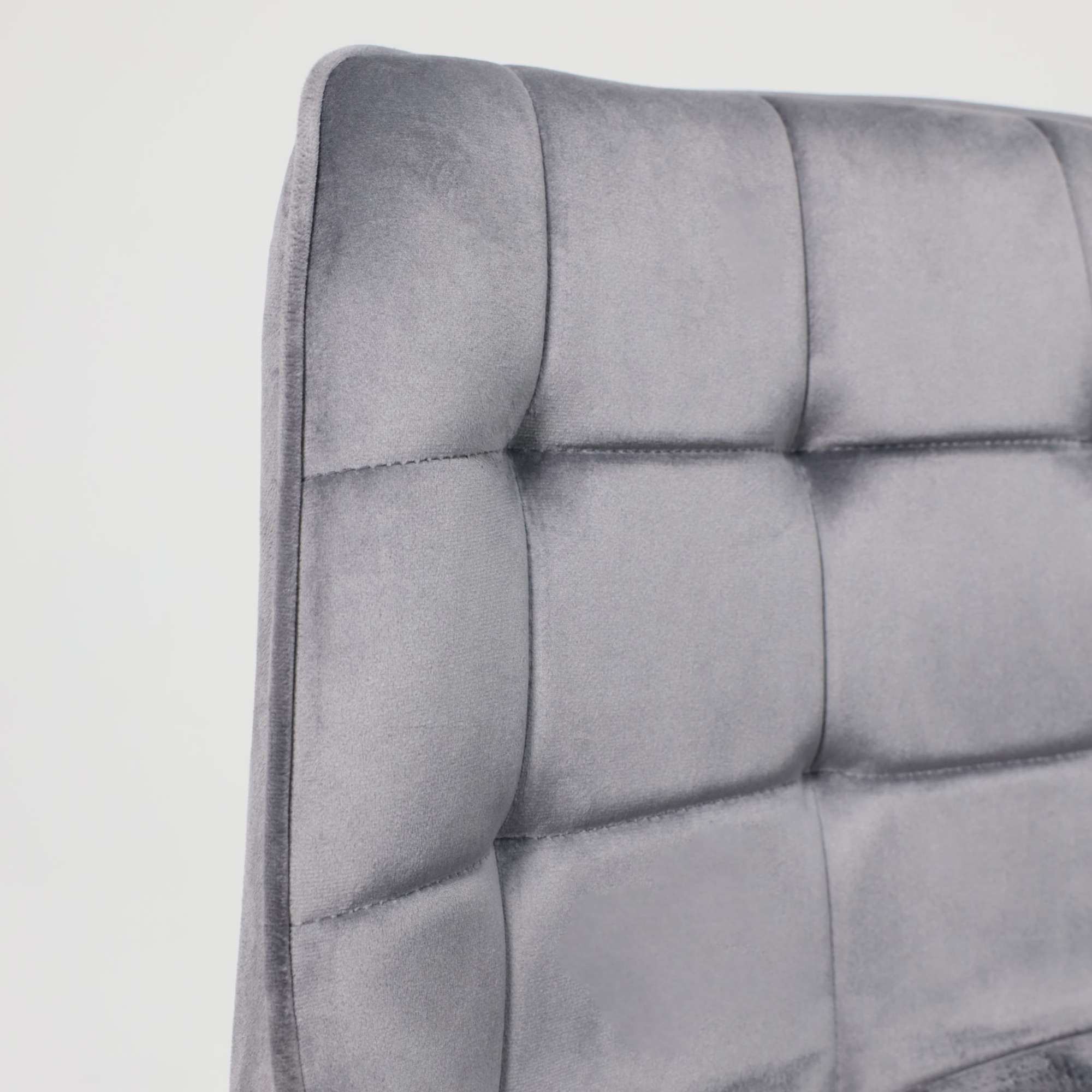 Стул полубарный Linx, темно-серый, велюр