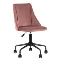 Стул офисный Сиана велюр розовый