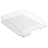 Лоток горизонтальный для бумаг "Дельта", А4 (315х250х60 мм), прозрачный, ЛТГ-30463