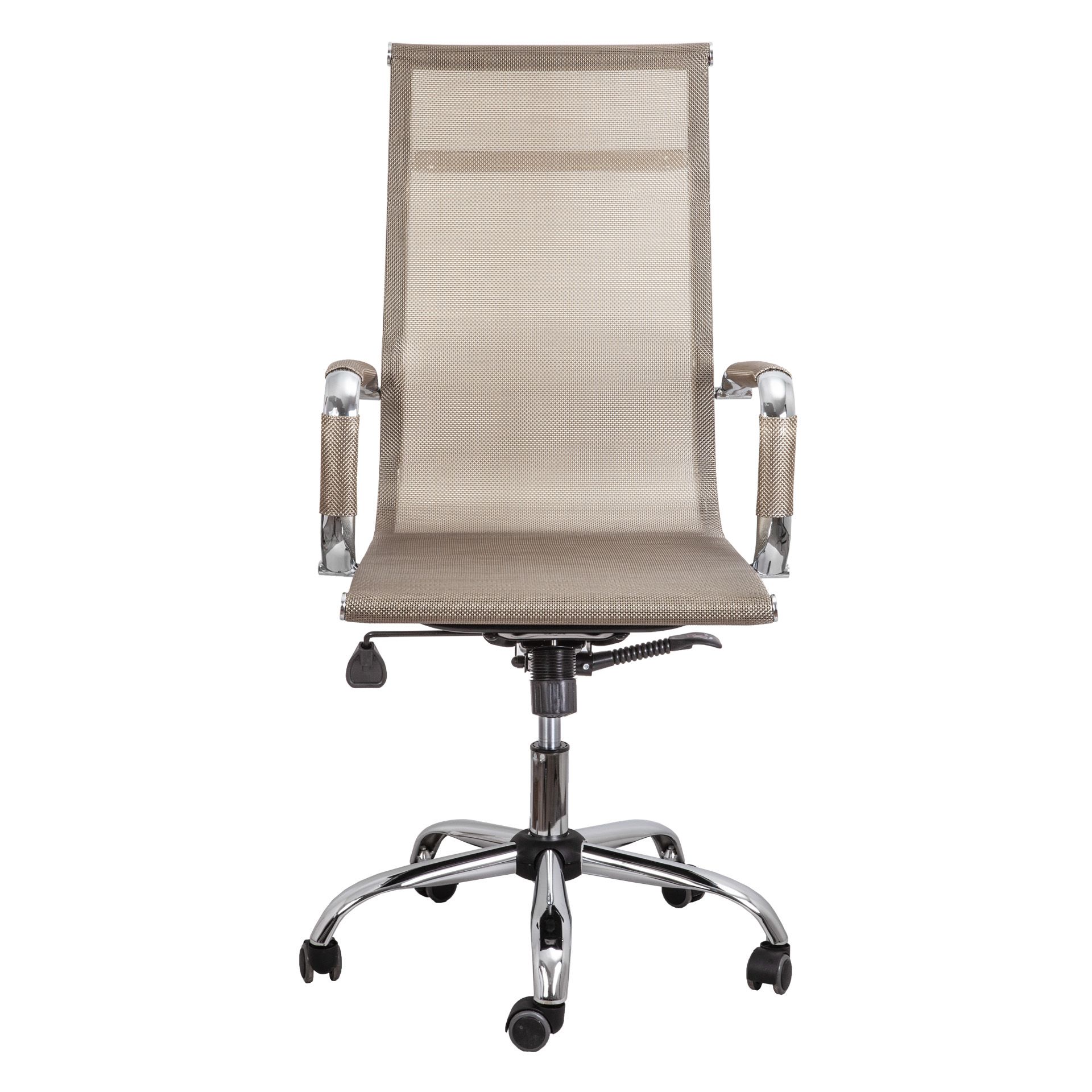 Кресло поворотное Opera, золото, армированная сетка