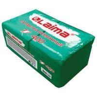 Салфетки бумажные 400 шт., 24х24 см, "Big Pack", зелёные, 100% целлюлоза, LAIMA, 114728