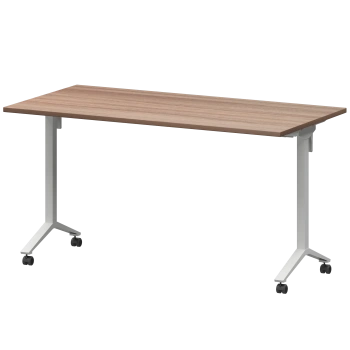 Стол мобильный складной Моби МБ22-140.70 Темный шимо/Белый