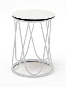 "Перу" журнальный стол из HPL круглый Ø40 H55