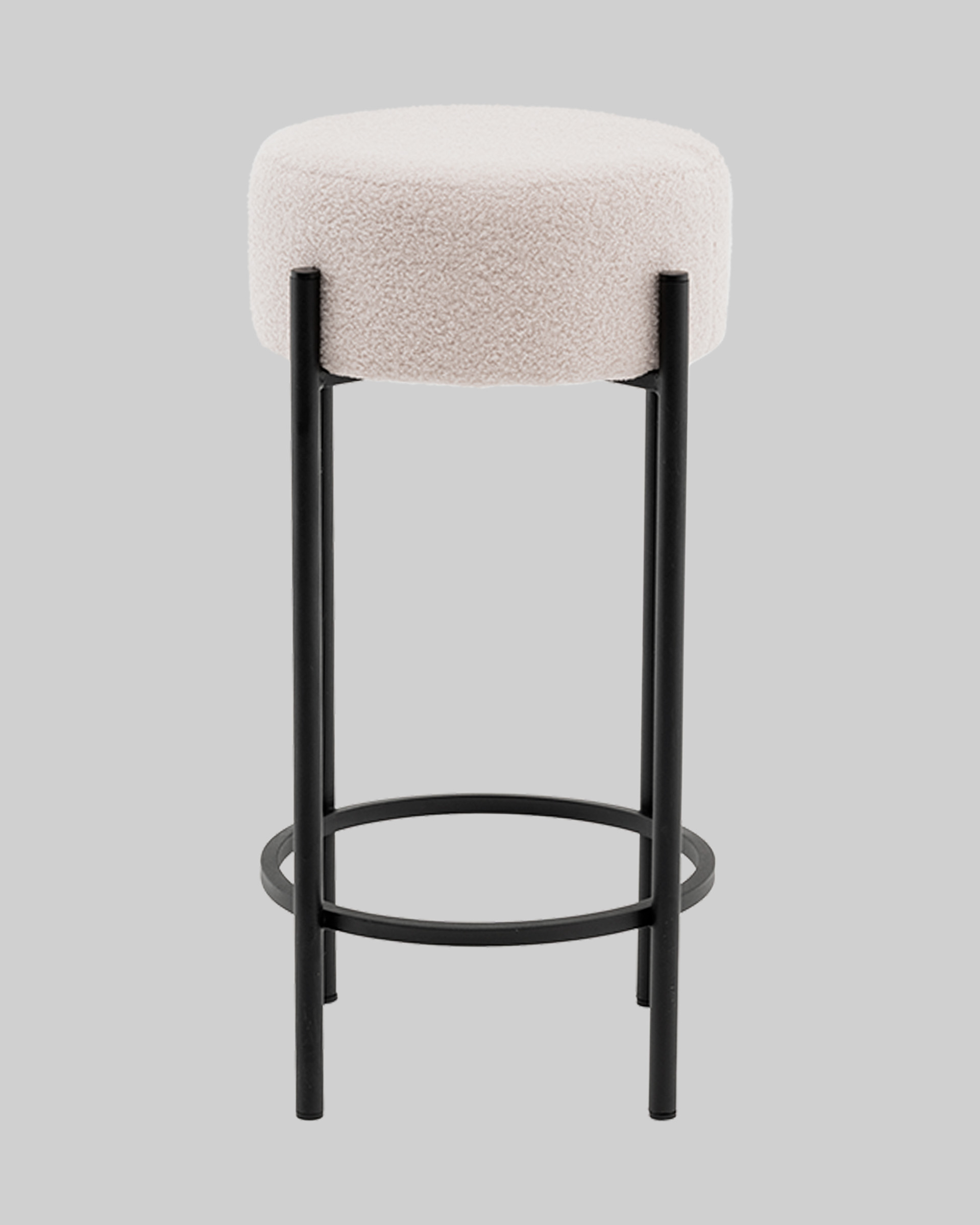 Стул барный Беккет букле бежевый