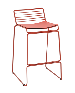 Стул полубарный Danny бордовый с подушкой