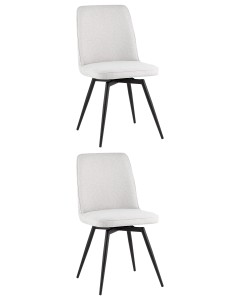 Стул Flatt вращающийся серый 2 шт.