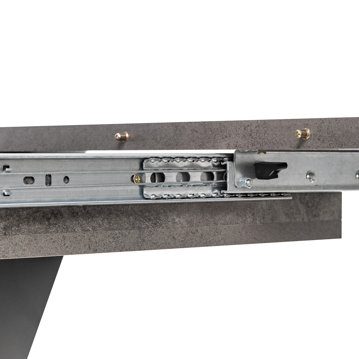 Стол раздвижной Leset Гросс цвет Камень темный, компаньон Графит