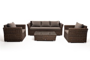 "Капучино" лаунж-зона из искусственного ротанга (гиацинт)