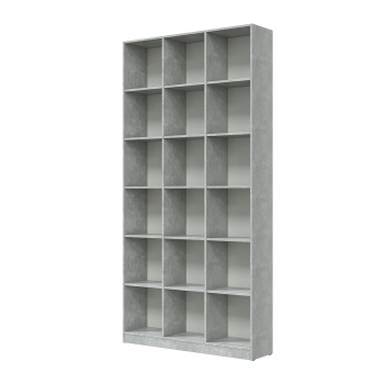 Стеллаж №7 с 18-тью ячейками, Метрополитан Грей