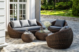 "Барселона" лаунж-зона из искусственного ротанга