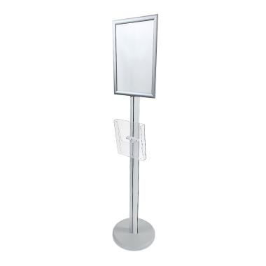 Рекламная стойка с клик-рамой и карманом ALUSNAP-STAND, A3