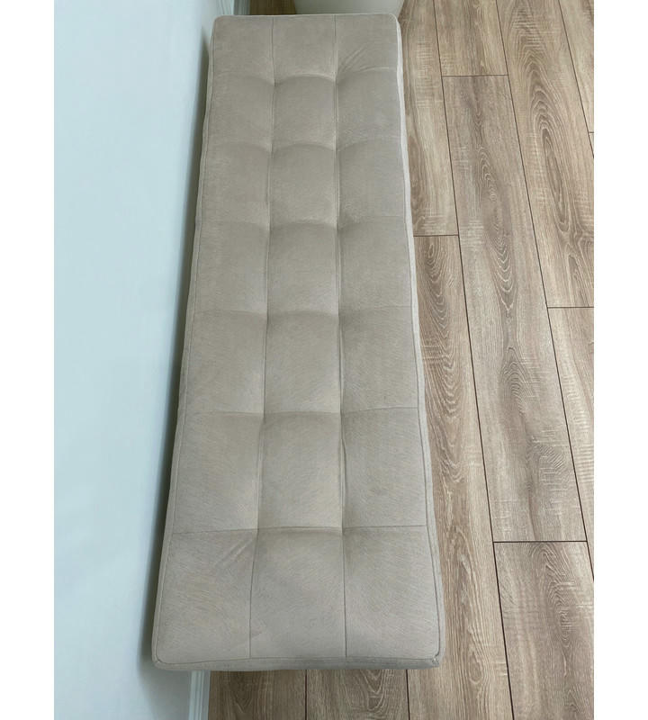 Банкетка Сканди-120-1 (бежевый/бежевый)