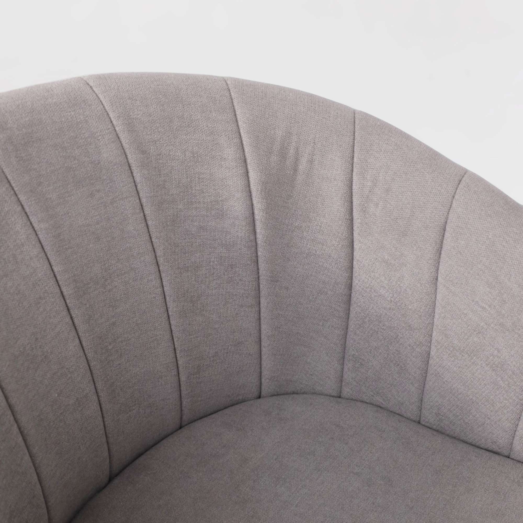 Кресло Melon, поворотное, светло-бежевый, ткань