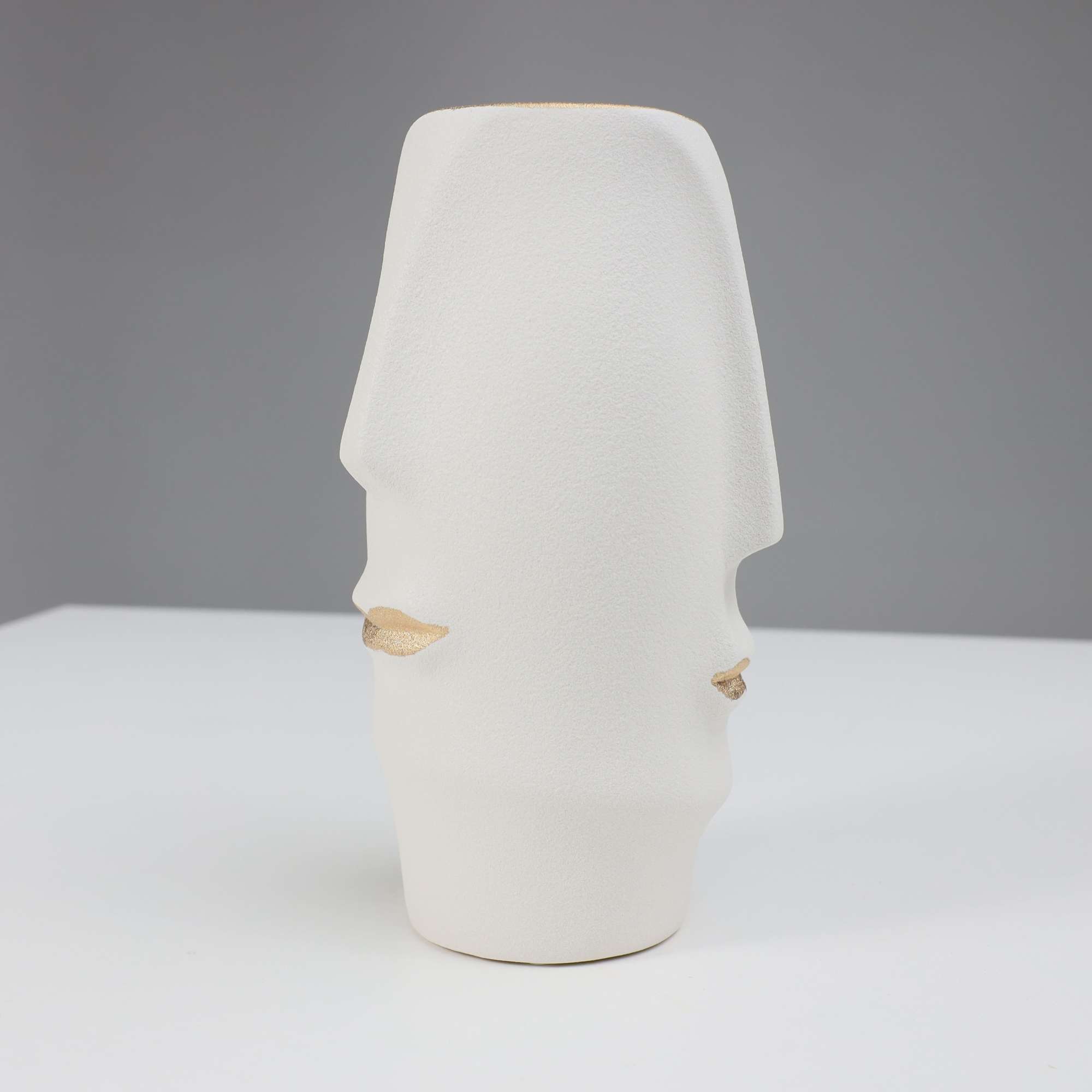 Ваза керамическая COLD, белый, 13*13*25см