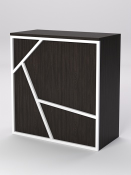 Торговый стол-прилавок серии РОК №11, Черный