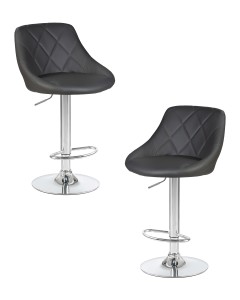 Набор 2 шт Стул барный DOBRIN LOGAN, серый