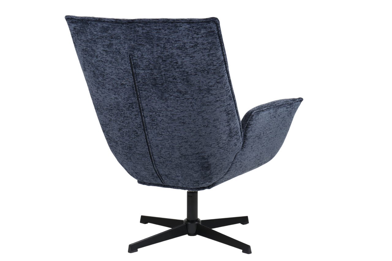 Кресло Hyfel темно-синий шенилл