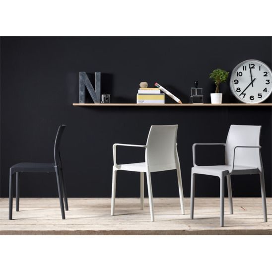 Кресло пластиковое Chloe Trend Mon Amour, лен