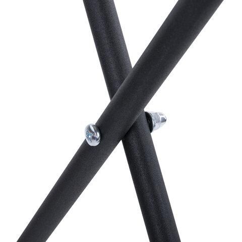 Стол BRABIX "Smart CD-011", 600х380х705 мм, ЛОФТ, складной, металл/ЛДСП ясень, каркас черный, 641879