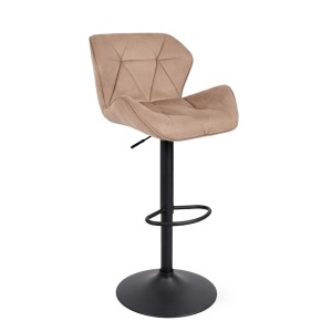Стул барный Berlin, капучино, велюр