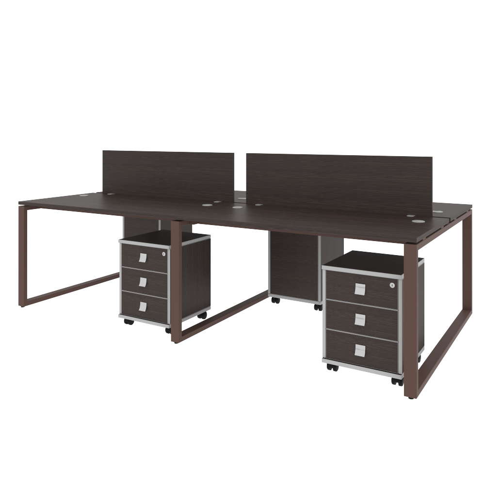 Офисная мебель Metal System Style, комплект №7 (О-опоры)