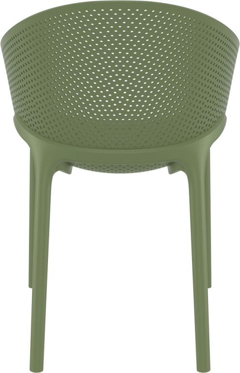 Кресло пластиковое Sky Pro оливковый