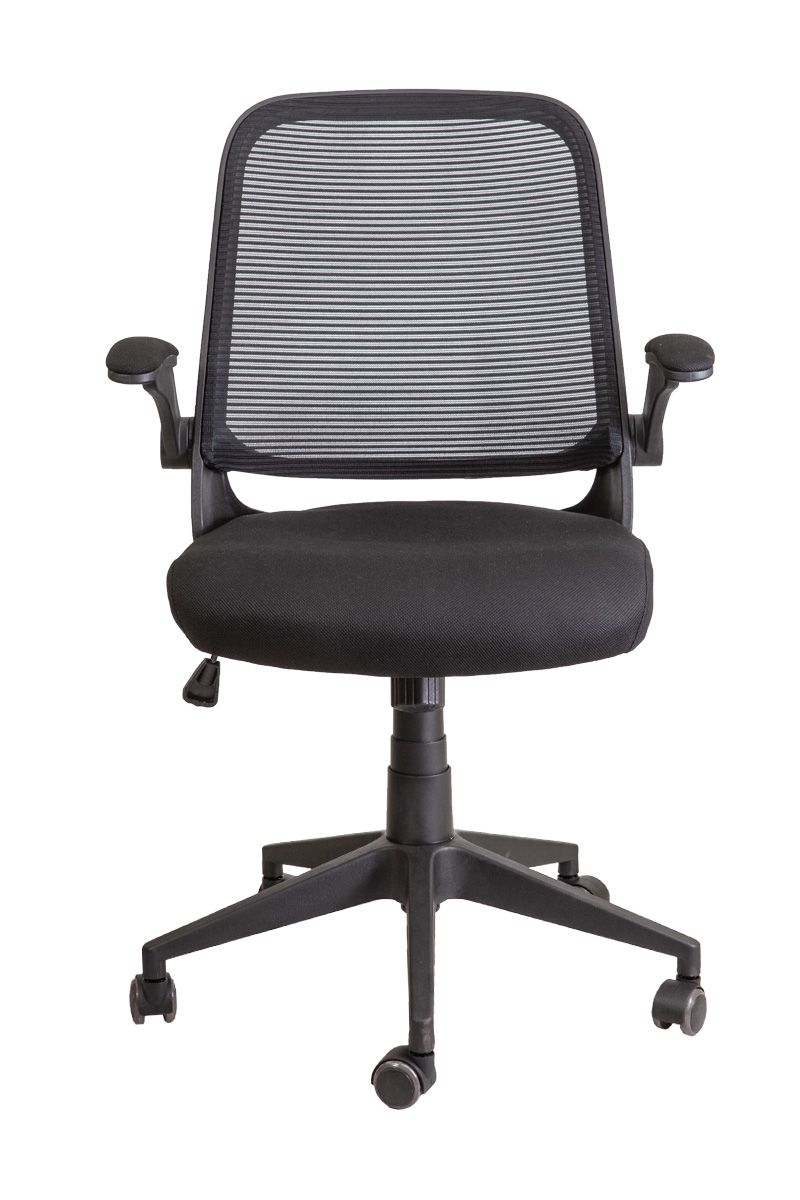 Кресло поворотное Milan, черный, сетка