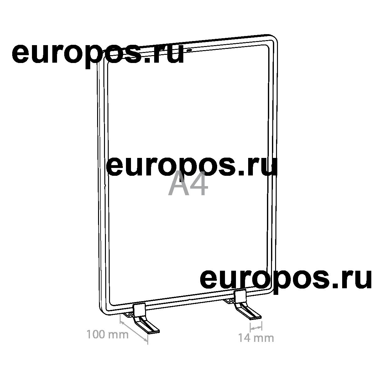 Набор стойка информационная настольная INFOSTAND