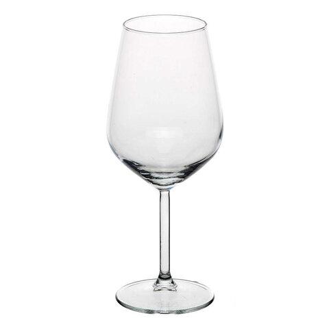 Бокал для вина на ножке, 490 мл, СРЕДНИЙ РАЗМЕР, КОМПЛЕКТ 2 штуки, стекло, PASABAHCE "АЛЛЕГРА", фирменная подарочная упаковка, 440065