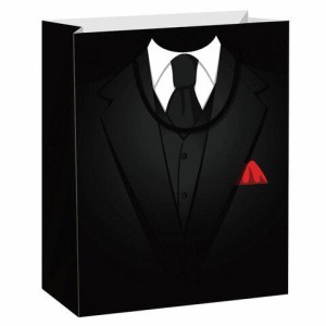 Пакет подарочный (1 штука) 26x13x32 см, ЗОЛОТАЯ СКАЗКА "Especially For Men", выборочный лак, 608244