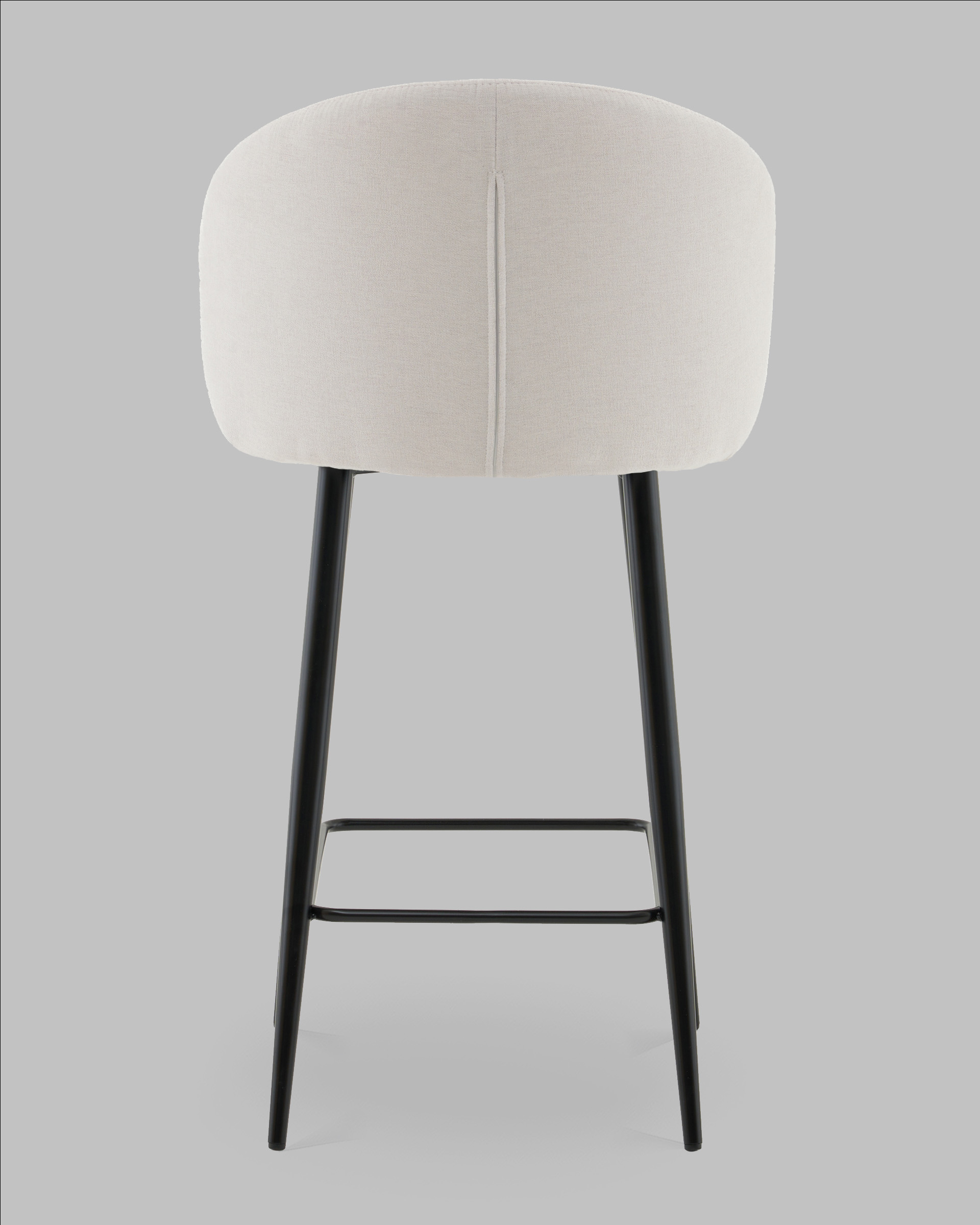 Стул полубарный Ханнингем велюр жемчужный