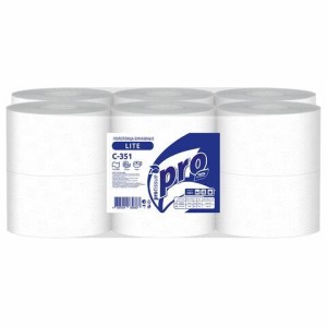 Полотенца бумажные с центральной вытяжкой 275 м PROtissue (M2) COMFORT, 1-слойные, с перфорацией, КОМПЛЕКТ 6 рулонов, C351, С351