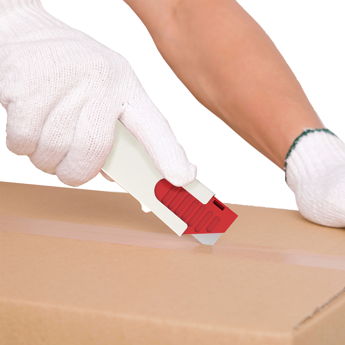 Безопасный нож CHICKER, цвет красный