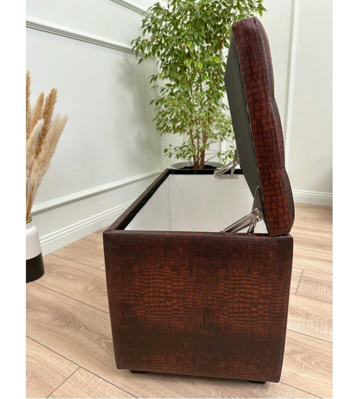 Пф-800-Я Кожа (коричневый крокодил)