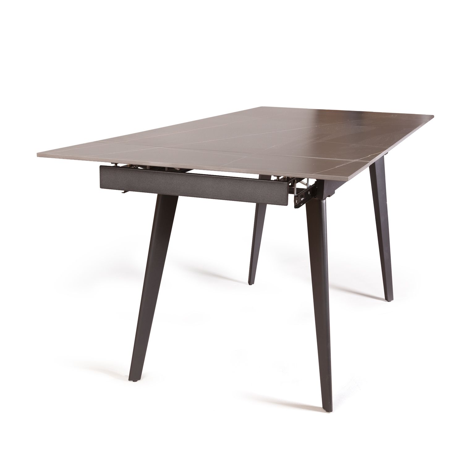 Стол раскладной Buren (140+30+30) керамика черный