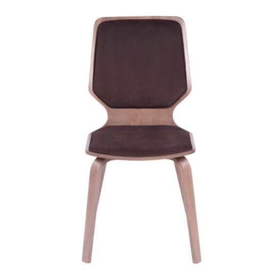 Стул Бертран темно-серый, каркас шимо