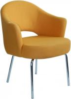 Кресло с обивкой A621 темно-желтый
