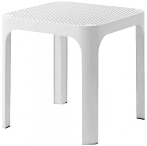 Столик пластиковый журнальный Net Table 40 белый