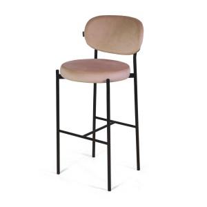 Стул барный Мейсон, бархат бежевый 5