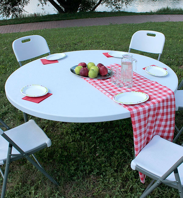 Стол складной круглый 120