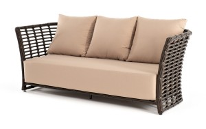 "Валенсия" диван из искусственного ротанга трехместный