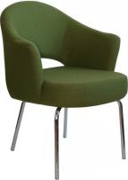 Кресло с обивкой A621 зеленый