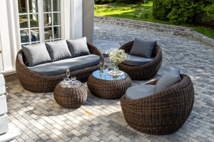 "Барселона" лаунж-зона из искусственного ротанга
