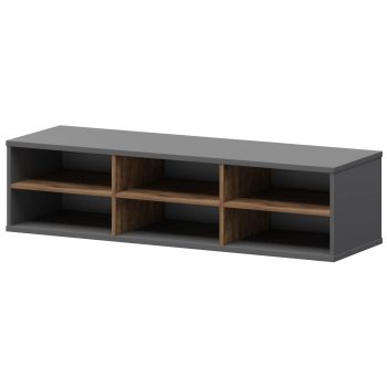 Надставка с вставкой для тумбы-купе Смарт СМТ-15НВ.18 тип1 Графит/Таксония