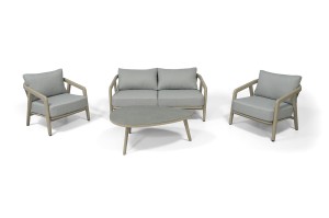 "Брюссель" лаунж-зона из искусственного ротанга на 4 персоны