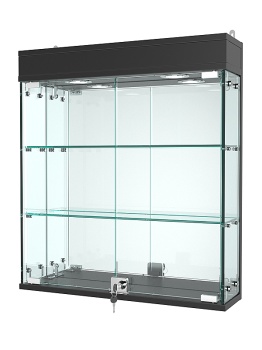 Витрина "АТРИУМ" настенная №1А-5, Черный